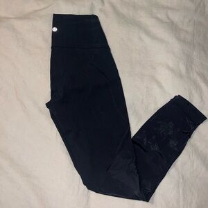 Lulu lemon bottom mesh leggings